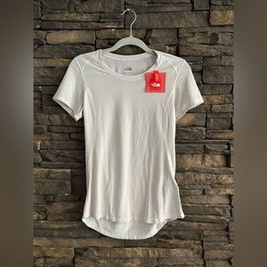 The North Face White Fitted Short Sleeve Tee